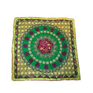 Versace Medusa Silk Scarf Hand-Rolled